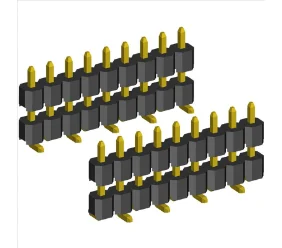 2.54mm Pin Header Single Row Double Insulator SMD B1(2) Type